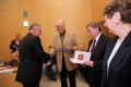 Uroczystość zakończenia XXIX edycji PASB, dyplomy wręczają prof. Jerzy Świątek, Dziekan Wydz. I-Z i prof. Walter A. Parker, CCSU, rok 2012