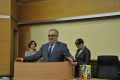 przemawia prof. Zdzisław Szalbierz (Dziekan Wydziału Informatyki i Zarządzania)